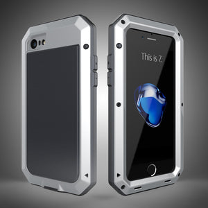Heavy Duty Metal Aluminum Phone Case for iPhone