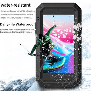 Heavy Duty Metal Aluminum Phone Case for iPhone